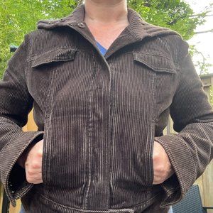 Vintage Chocolate Brown Corduroy J Crew Jacket